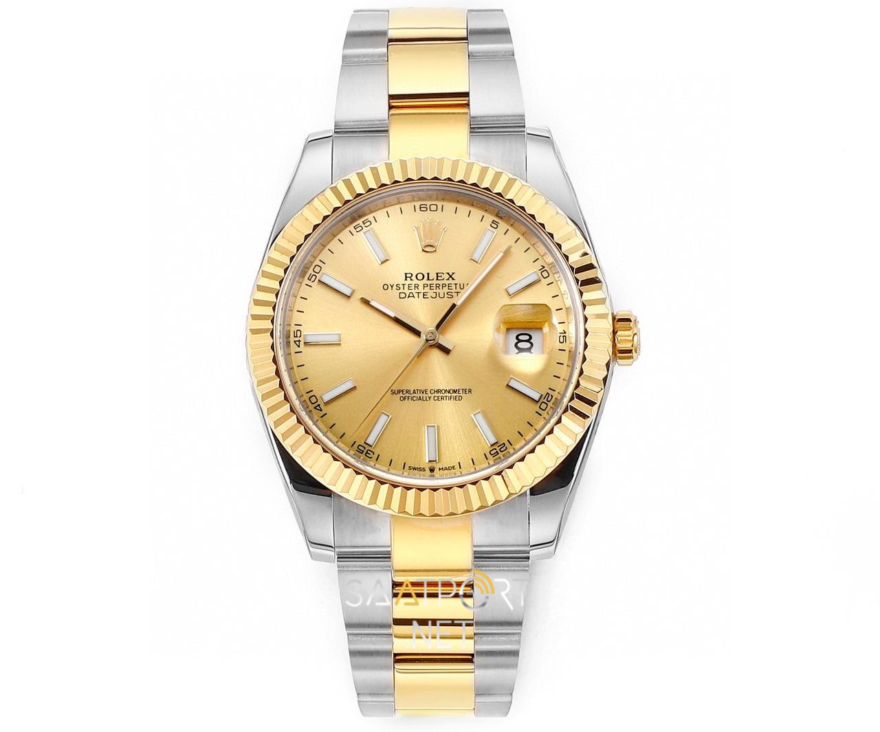 Rolex Datejust 41mm Two Tone Champagne 126333