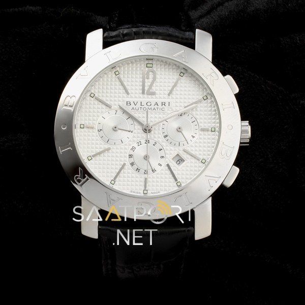 Bvlgari Diagono Chronograph Deri