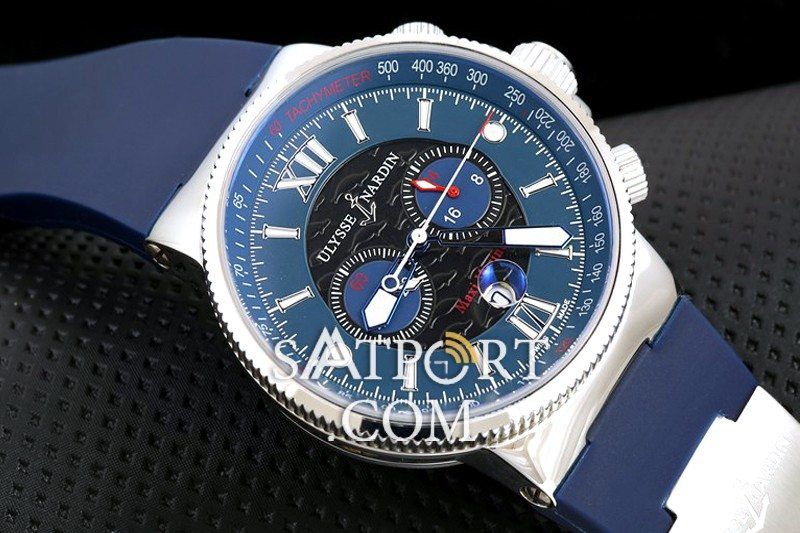 Ulysse Nardin Maxi Marine Lacivert Silver III