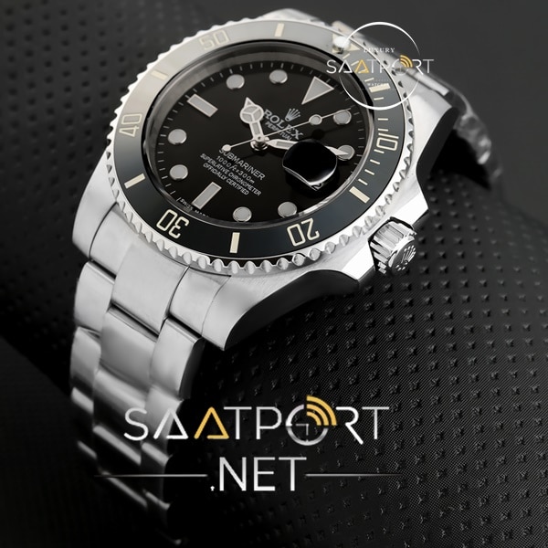 Relika Rolex Saat Submariner hulk pvd kaplama siyah kasa