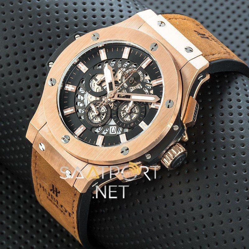 Hublot Aero Bang Rose Skeleton