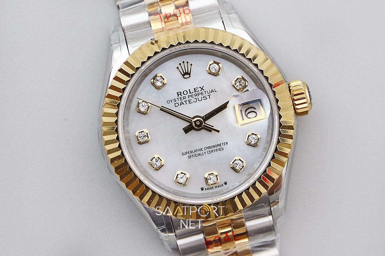 Rolex Lady Datejust 28mm Two Tone Sedefli Kadran Eta