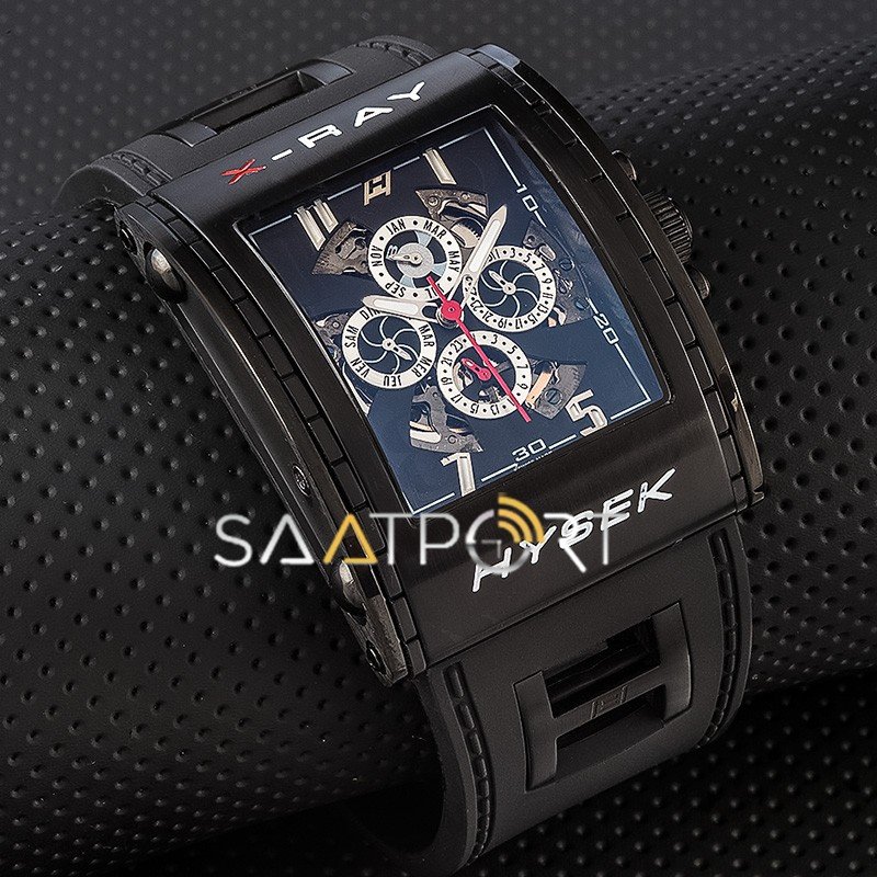 Jorg Hysek X-Ray Silver Chronograph Siyah II