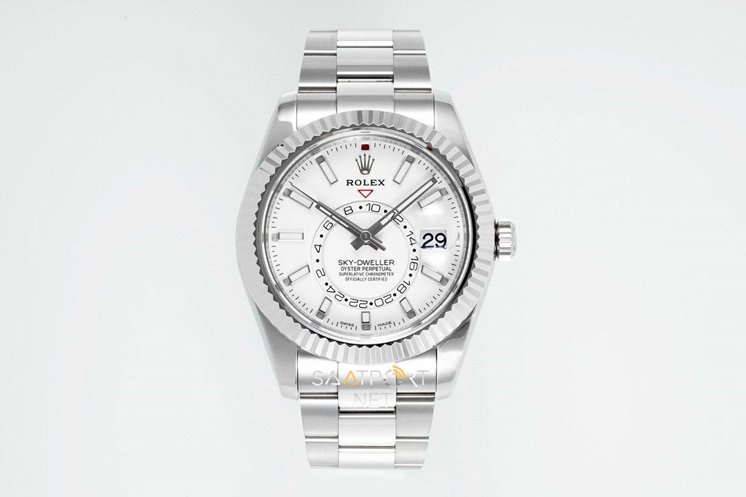 Rolex Sky-Dweller White Dial 326934 Oyster Super Clone Eta