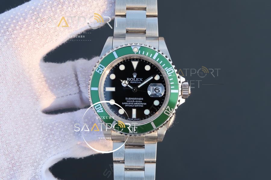 Replika Rolex Submariner Yeşil Bezel Eta Saat