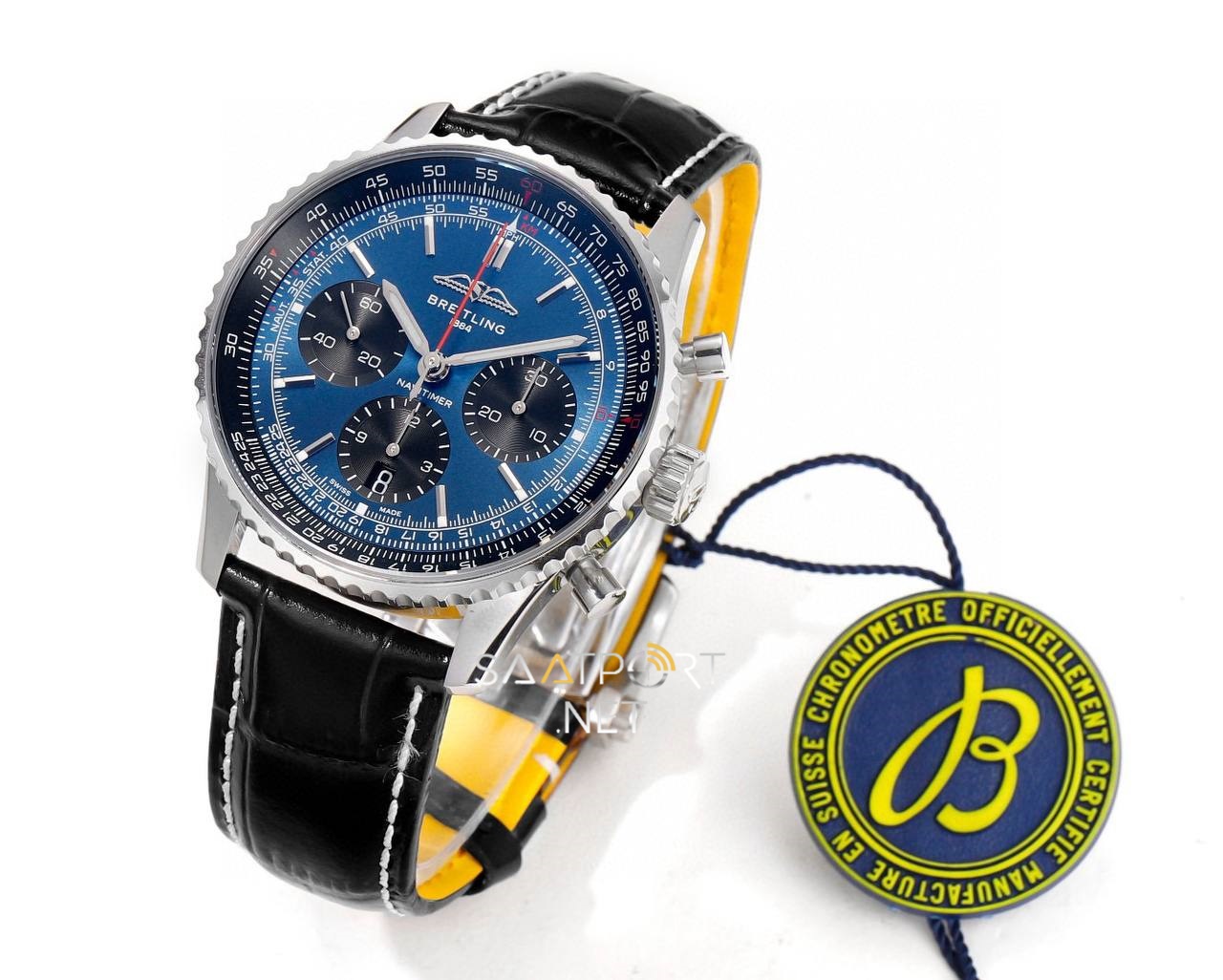 Breitling Navitimer Blue Chronograph 41mm Super Clone Eta