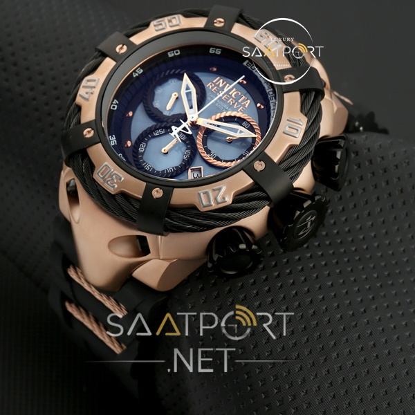 Reserve Bolt Chronograph rose silikon blue