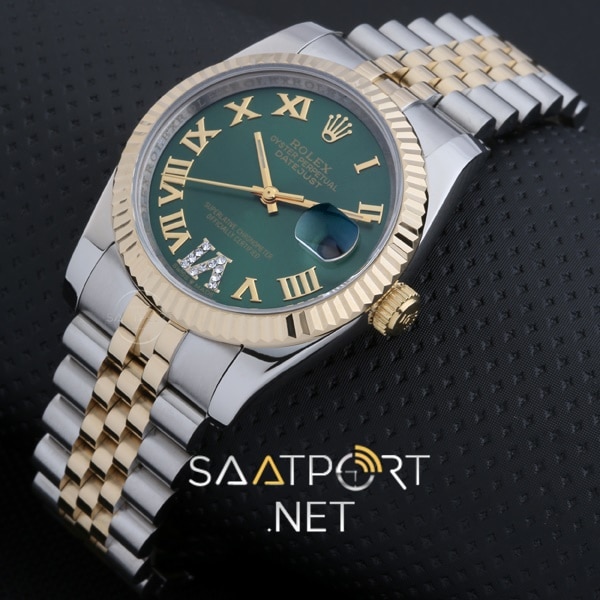 Rolex DateJust Yeşil Kadran Jübile Kordon 36 mm