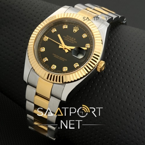 Rolex Datejust Two Tone Taşlı Model