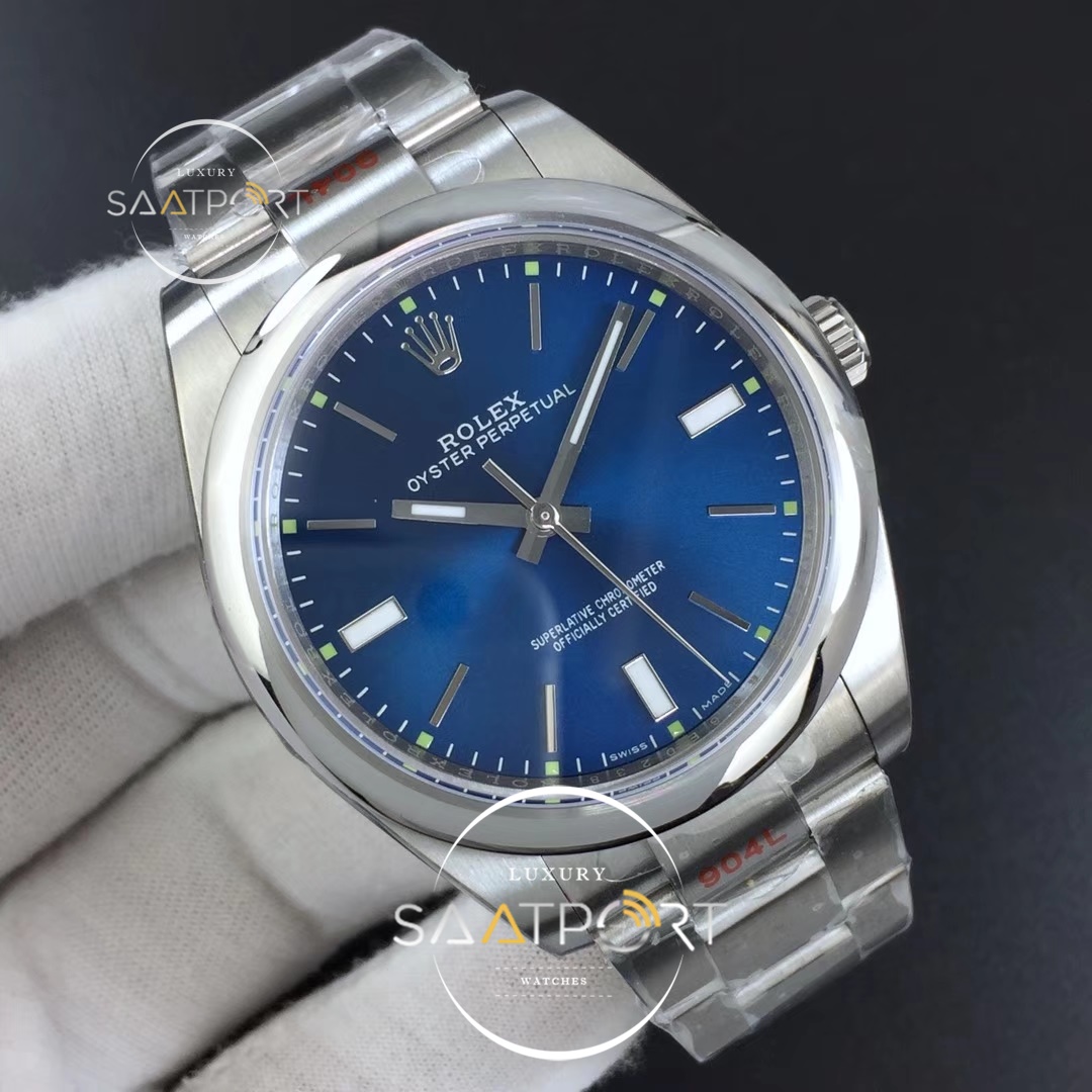 Rolex Oyster Perpetual 39mm 114300 GMF 1-1 Best Edition Blue Dial on SS Bracelet SA3132