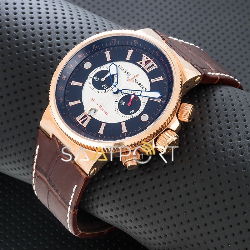 Ulysse Nardin Maxi Marine Kahverengi Deri