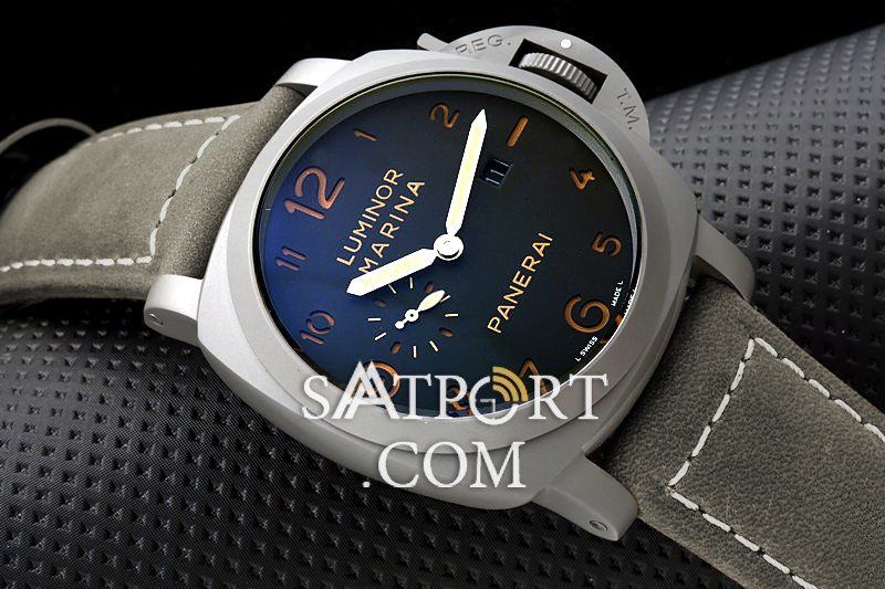 Panerai Madrid Boutique Titanium Gri Kordon