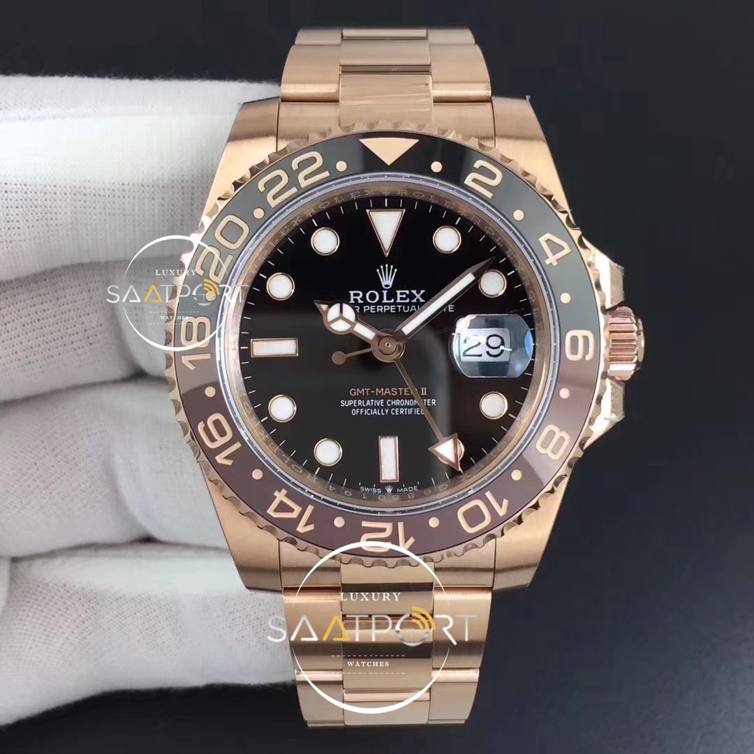 Rolex GMT-Master II Root 126715 Black Brown Ceramic 904L ETA