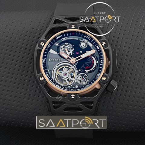 Hublot Ferrari Tourbillon kronograf Karbon