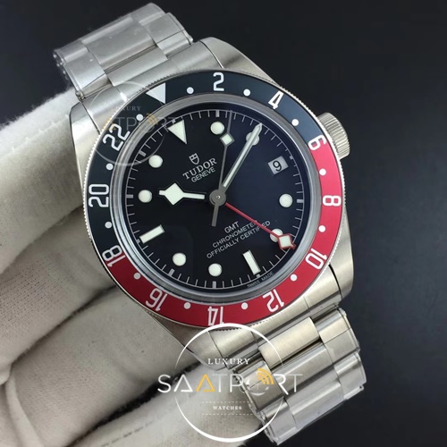 Rolex Black Bay GMT Pepsi BlueRed Bezel ZF 1-1 Best Edition on SS Bracelet  2836