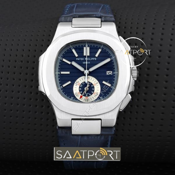 Patek Philippe Nautilus Blue Deri Kordon