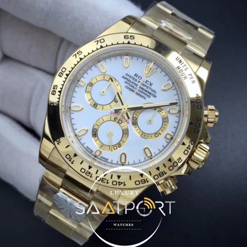 Rolex Daytona 116508 ARF  Best Edition  904L Case White Dial A4130 Super Clone V2