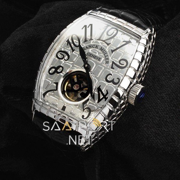 Franck Muller 8880 Curvex Iron Croco Tourbillon