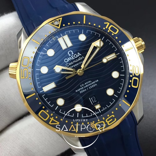 Omega saatler 2018 Seamaster Diver 300M OMF Best Edition Blue Ceramic Blue