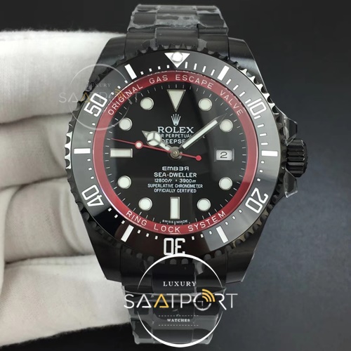 Rolex Sea-Dweller 116660 Bamford PVD VRF Best Edition Black Dial on SS Bracelet A2836