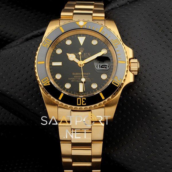 Rolex Submariner Gold Black 116618LN Ceramic