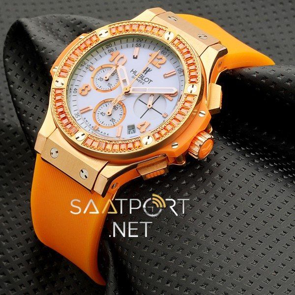 Hublot Orange Big Bang Carat Specs Bayan Saati