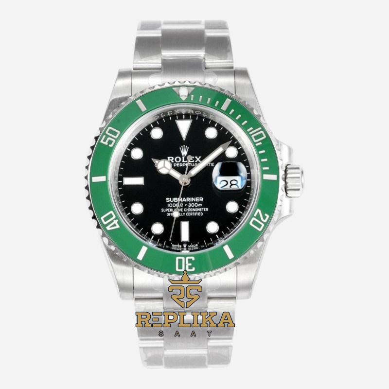 Rolex Submariner Starbucks 126610LV VSF Siyah Kadran 41mm 904L Çelik 3235 Super Clone ETA