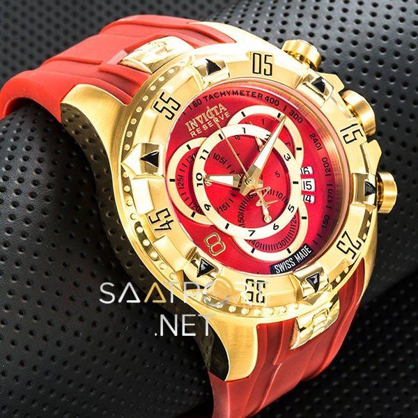 Invicta 6469 Red Chronograph Watch