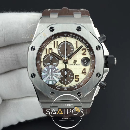 Royal Oak Offshore Safari 2014 JF 11 Best Edition on Brown Leather Strap A3126 V2