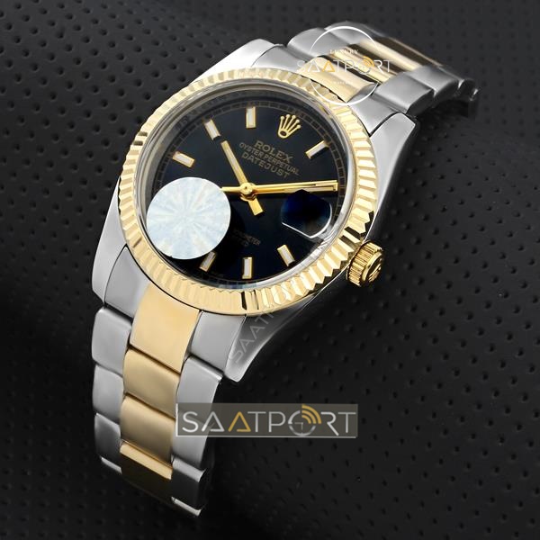 Rolex Datejust bayan saati siyah kadran