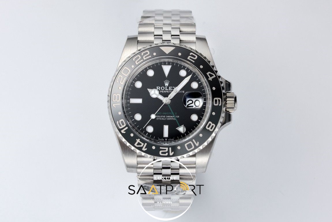 Rolex GMT Master II Bruce Wayne Jübilee 126710GRNR Clean 3285 Super Clone ETA