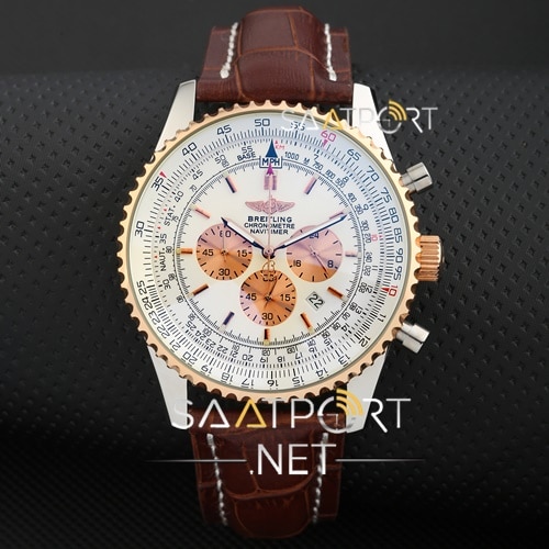 Breitling Navitimer Cosmonaute Gold Two Tone