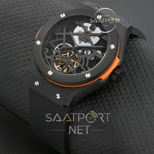 Hublot Big Bang Otomatik türbülonlu Model silikon kordon