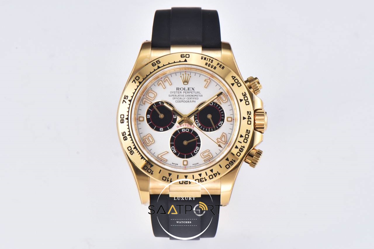 Rolex 116519 Daytona 4130 Clean Factory 40 mm Rakamlı Siyah Gösterge Super Clone ETA