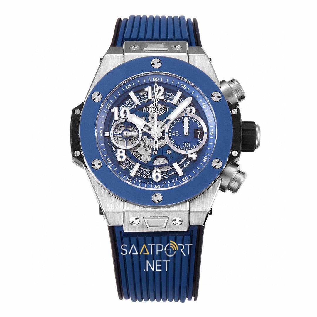 Hublot Big Bang Unico Titanium Ceramic Blue Super clone