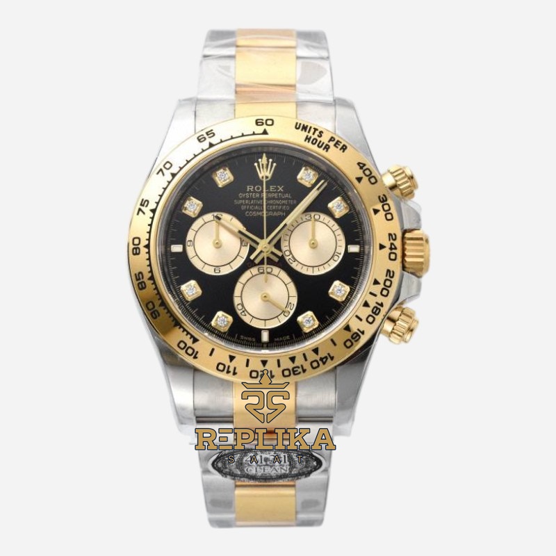Rolex Daytona 126503 Taşlı Kadran Two Tone Oystersteel 40mm Clean 4131 Super Clone ETA