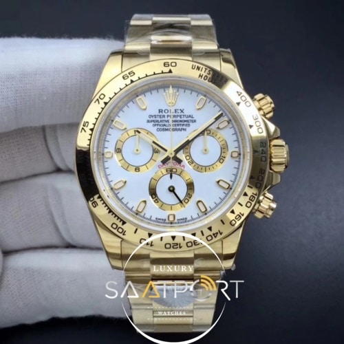 Rolex Daytona 116508 ARF  Best Edition  904L Case White Dial A4130 Super Clone V2