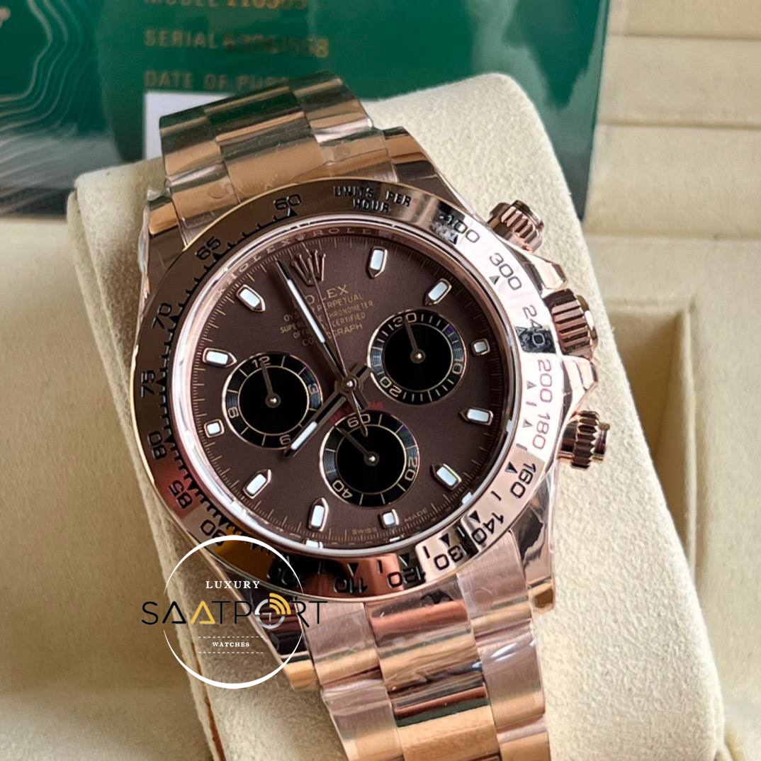 Rolex Daytona 116505 BT Factory Kahverengi Kadran 40 mm ETA