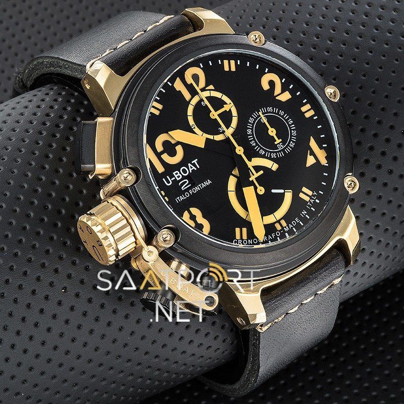 U-Boat Chimera Black Gold Chronograph