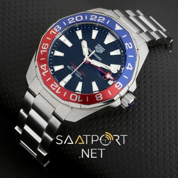 TAG Heuer Aquaracer Calibre Pepsi Bezel Otomatik