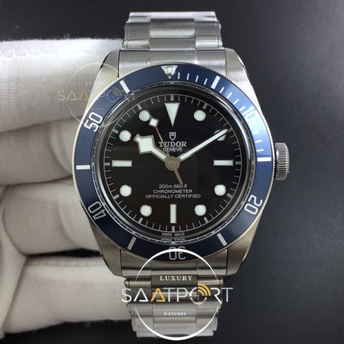 Tudor Heritage Black Bay Blue ZF 1-1 Best Edition on Bracelet  2836 SUPER CLON V5