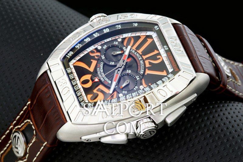 Franck Muller Conquistador Singapore Kahverengi