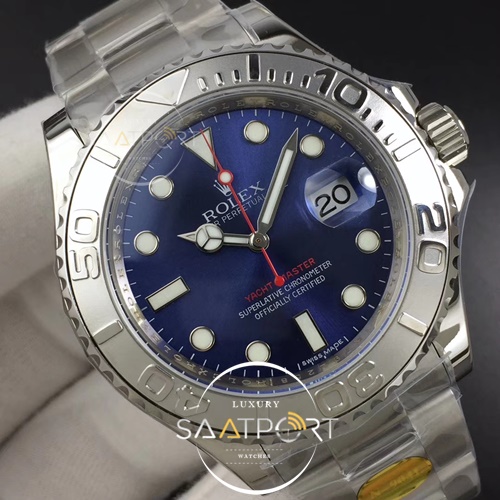 Yacht-Master 116622 ARF 1-1 Best Edition 904L Steel Blue Dial on SS Bracelet Super Clon