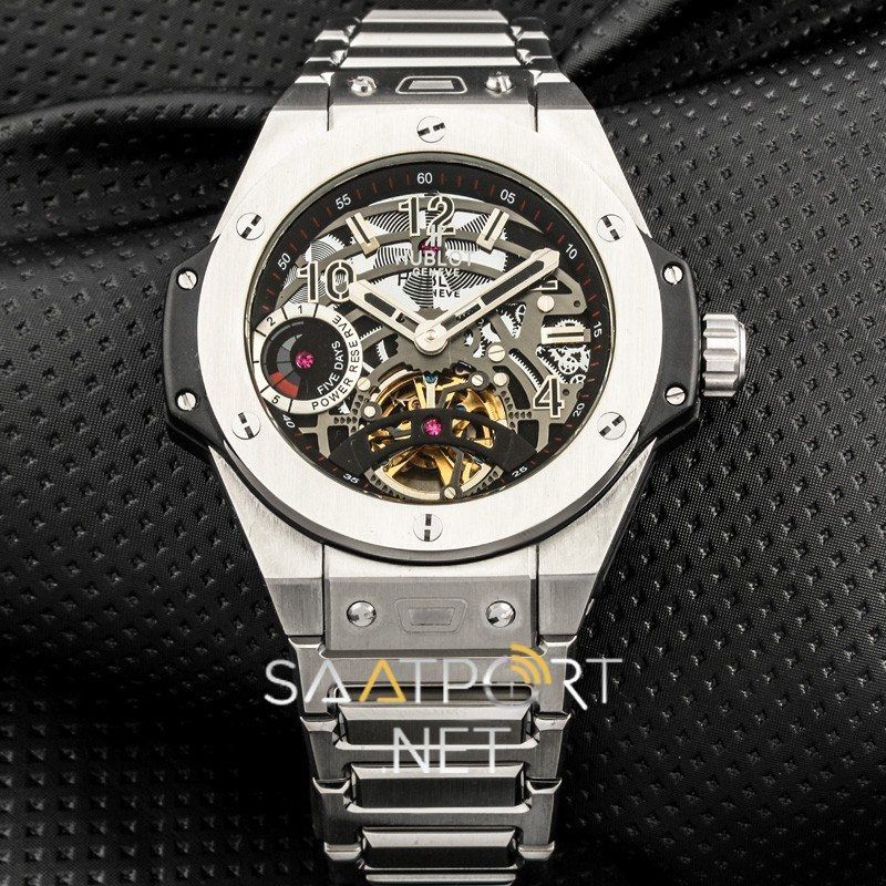 Hublot  Unico Tourbillon Çelik Kordon