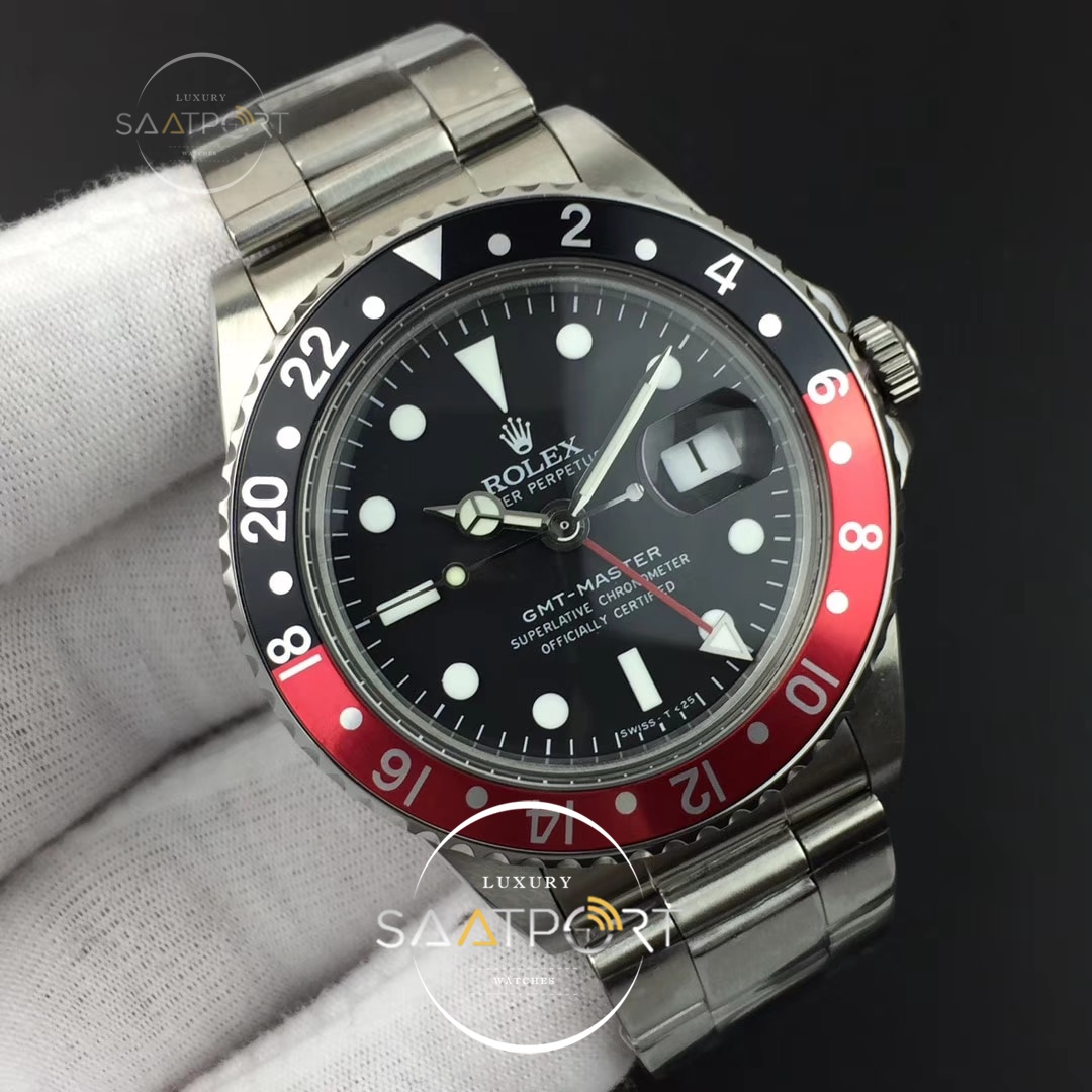 Rolex GMT-Master 16710 BlackRed Bezel BP Maker Black Dial on Bracelet 2836