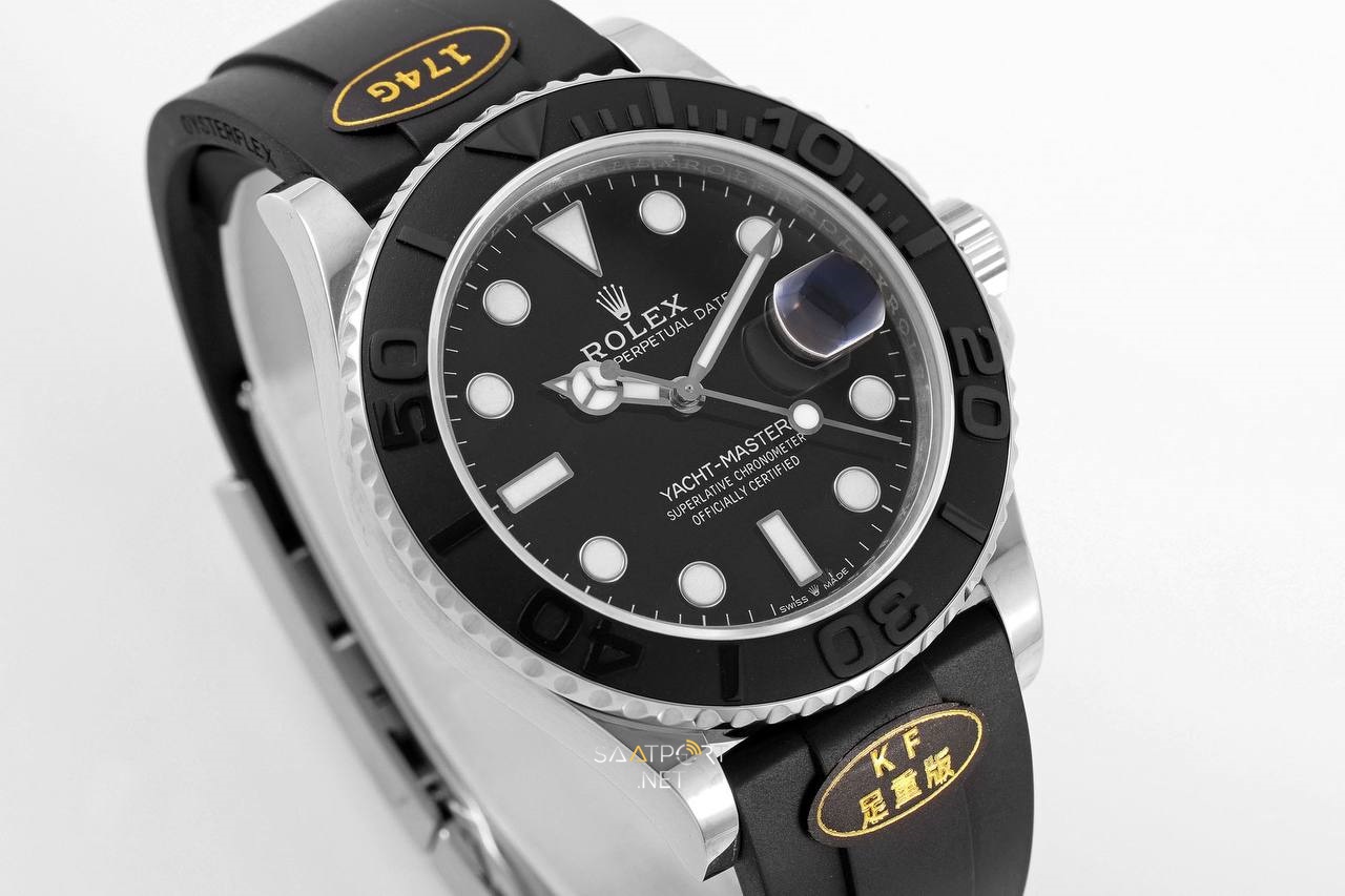 Rolex Yacht-Master 42mm Silikon Kordon Super Clone Eta KF factory