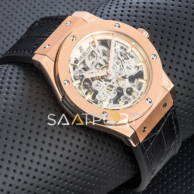 Hublot Skeleton Tourbillon Siyah