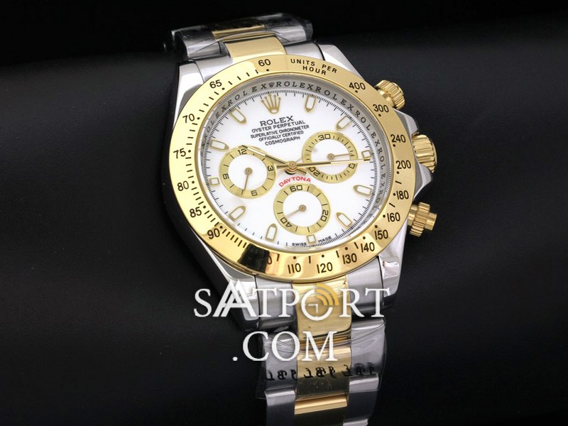 Rolex Daytona Two Tone Beyaz Kadran