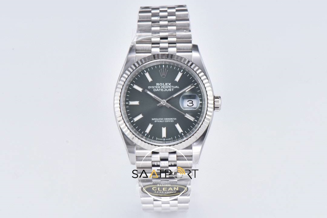 Rolex Datejust 41 Clean Factory Yeşil Kadran 3235 Super Clone