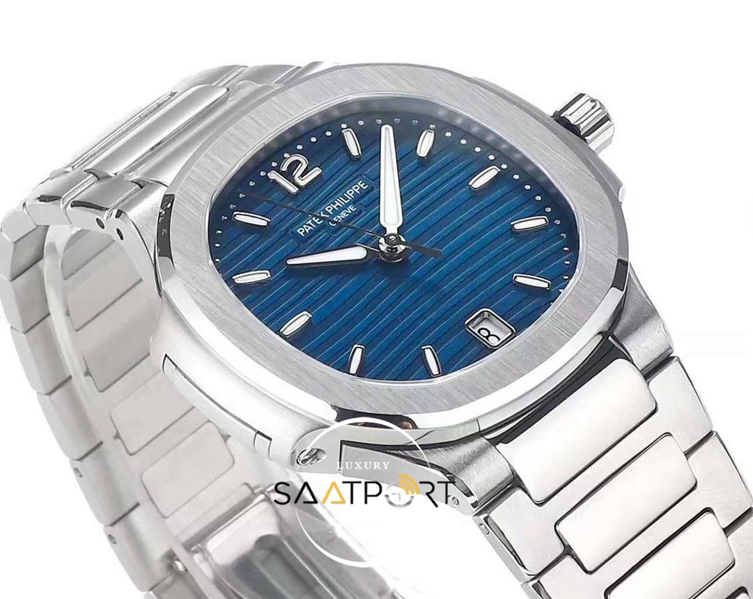 Patek Philippe Nautilus 7118 Mavi Kadran 316F Çelik 35mm Eta